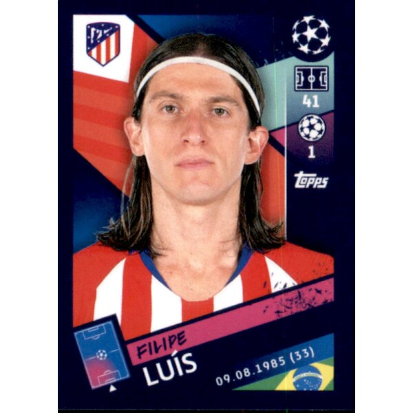 Sticker 29 - Filipe Luis - Atletico Madrid