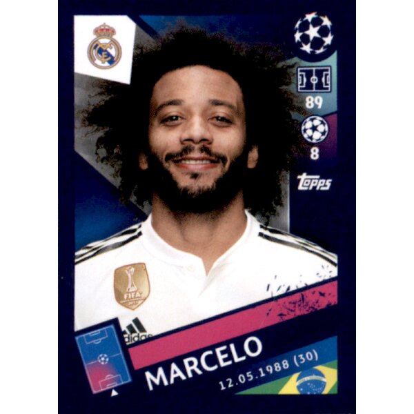 Sticker 47 - Marcelo - Real Madrid