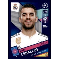 Sticker 56 - Dani Ceballos - Real Madrid