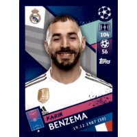 Sticker 58 - Karim Benzema - Real Madrid