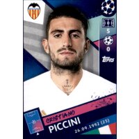 Sticker 65 - Cristiano Piccini - FC Valencia