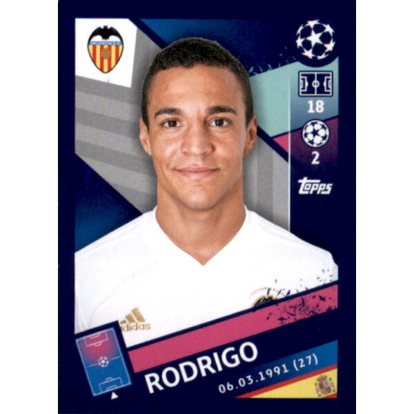 Sticker 77 - Rodrigo - FC Valencia