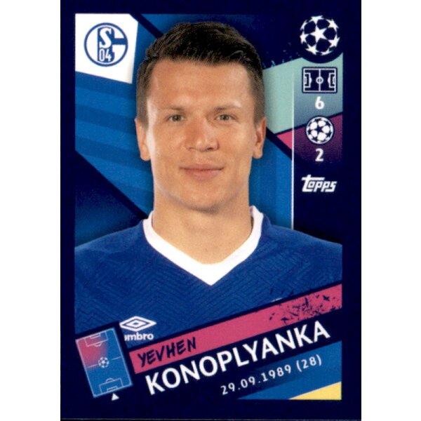 Sticker 112 - Yevhen Konoplyanka - FC Schalke 04