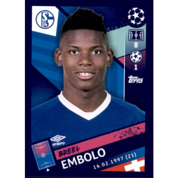 Sticker 115 - Breel Embolo - FC Schalke 04