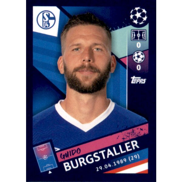 Sticker 116 - Guido Burgstaller - FC Schalke 04