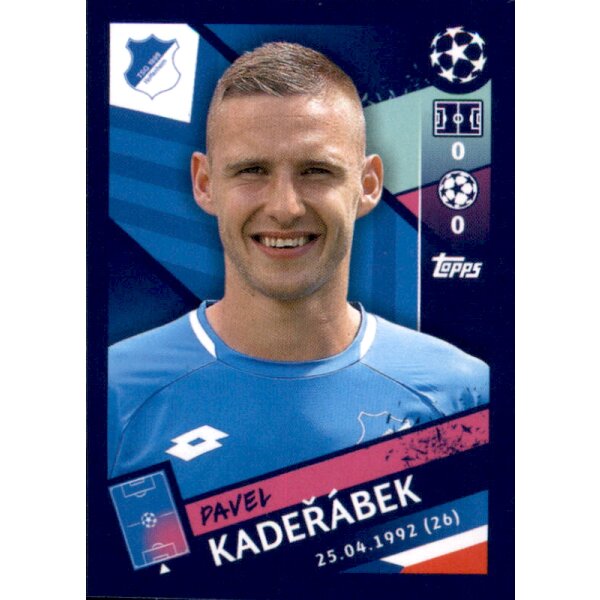 Sticker 122 - Pavel Kaderabek - TSG 1899 Hoffenheim