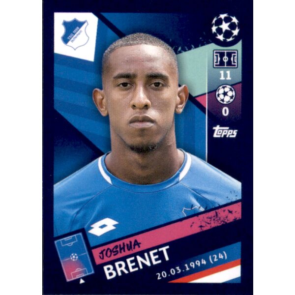 Sticker 123 - Joshua Brenet - TSG 1899 Hoffenheim