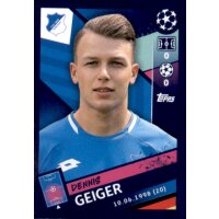 Sticker 128 - Dennis Geiger - TSG 1899 Hoffenheim