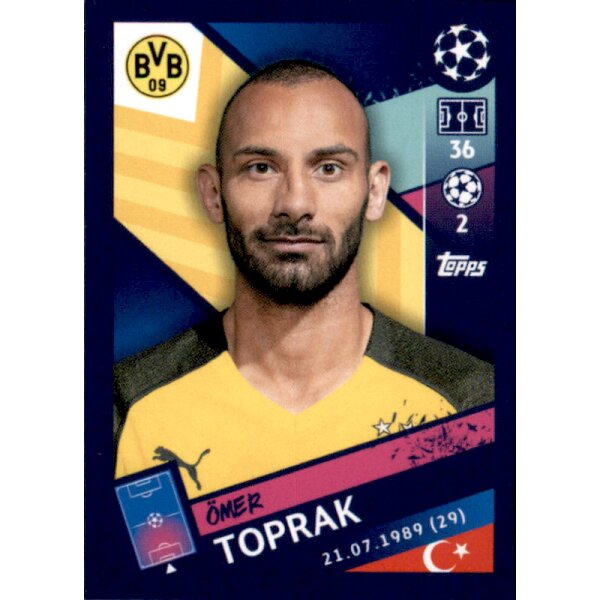 Sticker 142 - Ömer Toprak - Borussia Dortmund