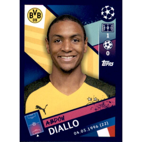 Sticker 143 - Abdou Diallo - Borussia Dortmund