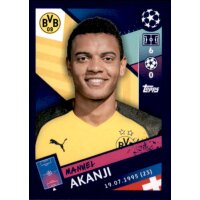 Sticker 145 - Manuel Akanji - Borussia Dortmund