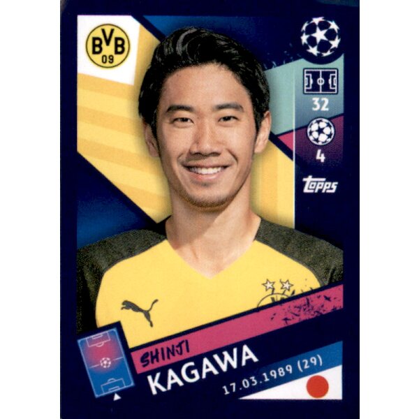 Sticker 149 - Shinji Kagawa - Borussia Dortmund