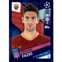 Sticker 276 - Federico Fazio - AS Roma
