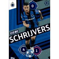Sticker 443 - Siebe Schrijvers - Club Brugge
