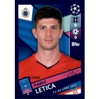 Sticker 444 - Karlo Letica - Club Brugge