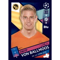 Sticker 548 - David von Ballmoos - BSC Young Boys