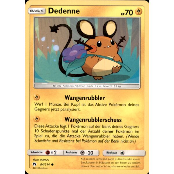 84/214 Dedenne - Echo des Donners - Deutsch