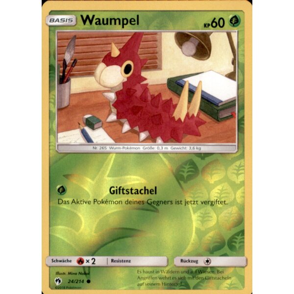 24/214 Waumpel  - Reverse Holo - Deutsch