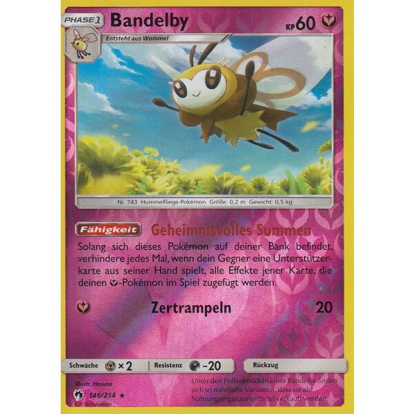 Pokemon 146/214 Bandelby Deutsch Reverse Holo 