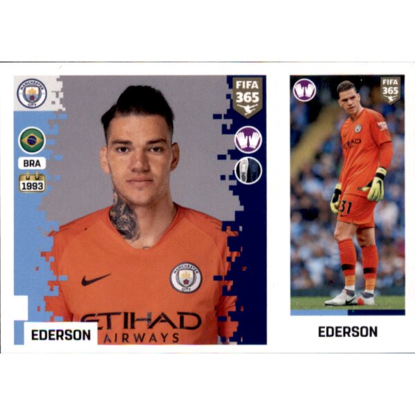 Sticker 48 a/b - Ederson - Manchester City