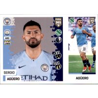 Sticker 62 a/b - Sergio Agüero - Manchester City