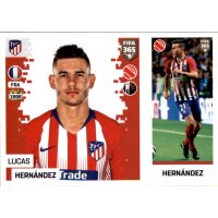 Sticker 67 a/b - Lucas Hernandez - Atlético de Madrid
