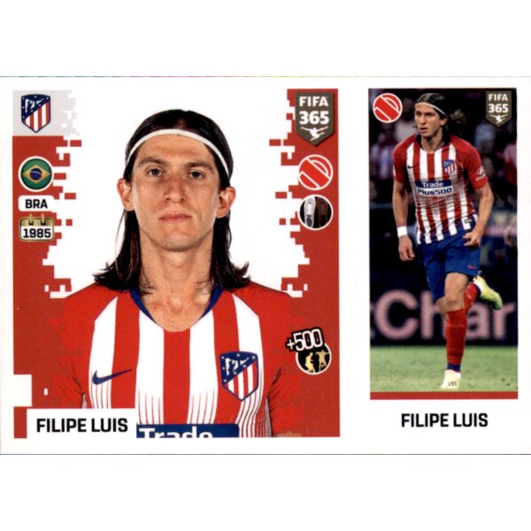 Sticker 68 a/b - Filipe Luis - Atlético de Madrid