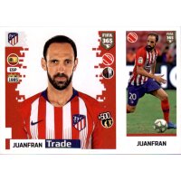 Sticker 70 a/b - Juanfran - Atlético de Madrid