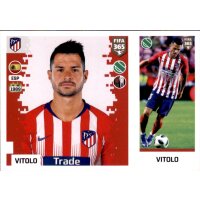 Sticker 76 a/b - Vitolo - Atlético de Madrid
