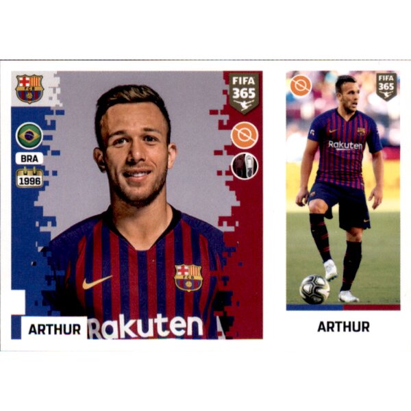 Sticker 90 a/b - Arthur - FC Barcelona