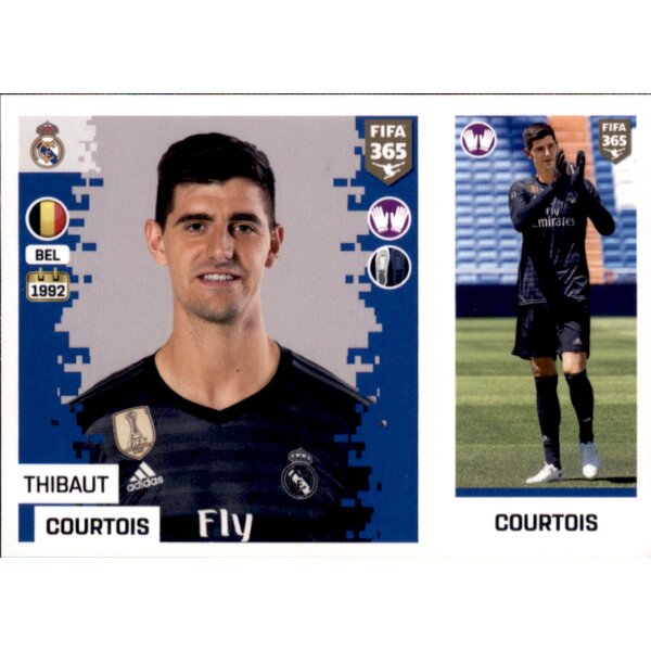 Sticker 96 a/b - Thibaut Courtois - Real Madrid CF