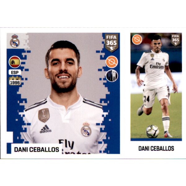 Sticker 104 a/b - Dani Ceballos - Real Madrid CF