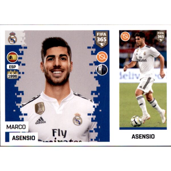 Sticker 108 a/b - Marco Asensio - Real Madrid CF