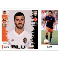 Sticker 114 a/b - Jose Gaya - FC Valencia