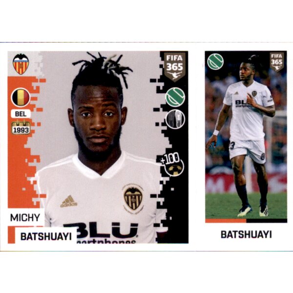 Sticker 125 a/b - Michy Batshuayi - FC Valencia