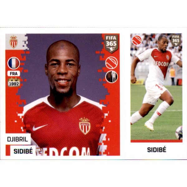 Sticker 131 a/b - Djibril Sidibe - AS Monaco