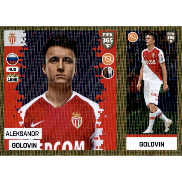 Sticker 137 a/b - Aleksandr Golovin - AS Monaco