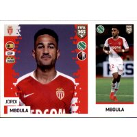 Sticker 139 a/b - Jordi Mboula - AS Monaco