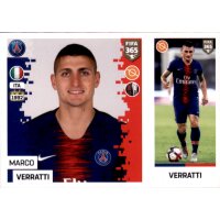 Sticker 154 a/b - Marco Verratti - Paris Saint-Germain