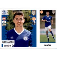 Sticker 204 a/b - Alessandro Schöpf - FC Schalke 04