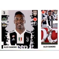 Sticker 228 a/b - Alex Sandro - Juventus Turin