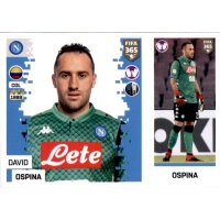 Sticker 240 a/b - David Ospina - SSC Neapel