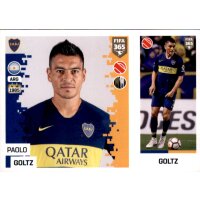 Sticker 305 a/b - Paolo Goltz - Boca Juniors
