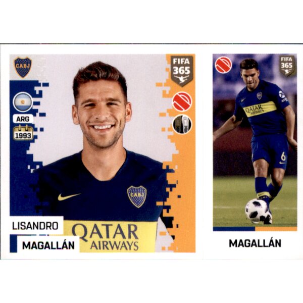 Sticker 306 a/b - Lisandro Magallan - Boca Juniors