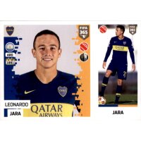 Sticker 309 a/b - Leonardo Jara - Boca Juniors