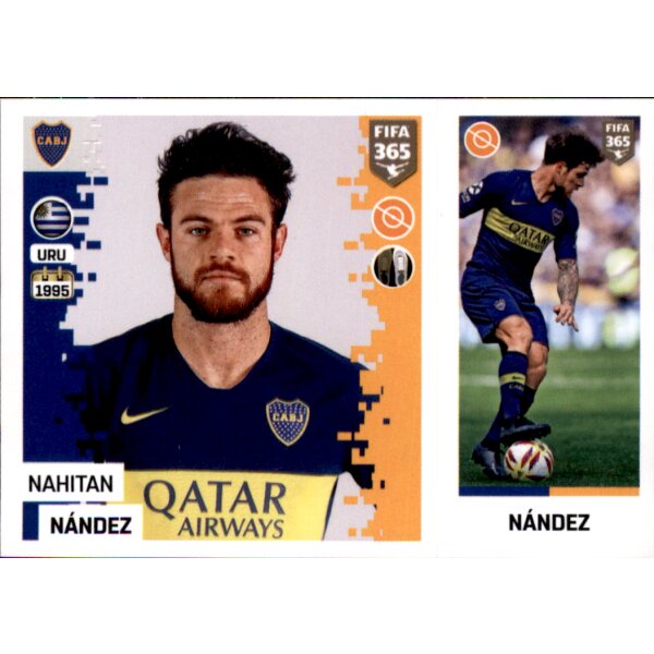 Sticker 313 a/b - Nahitan Nandez - Boca Juniors