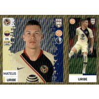 Sticker 375 a/b - Mateus Uribe - Club America