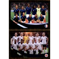 Sticker 443 a/b - France / England - FIFA/ Coca-Cola...