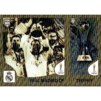 Sticker 450 a/b - Real Madrid CF / Trophy - FIFA Club...