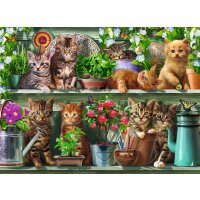 Ravensburger 14824 - Katzen im Regal - 500 Teile